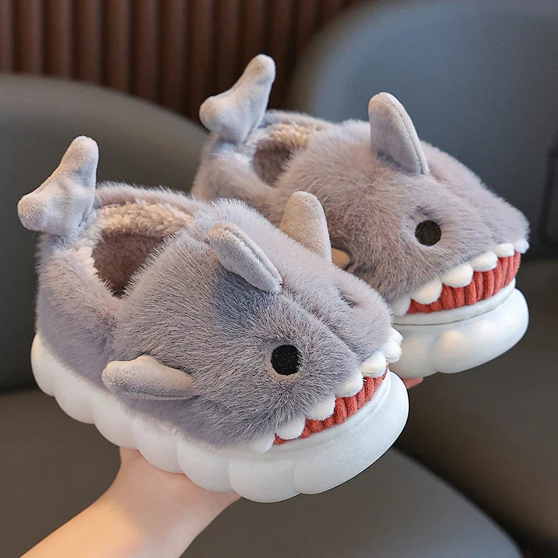 Padded Non-Slip Shark Slippers for Children and Kids multivariant-5
